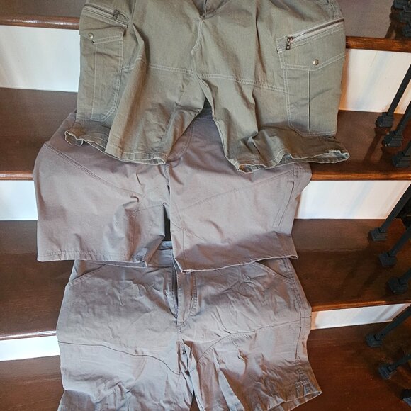 3 pair of Kuhl shorts size 40 - Picture 1 of 5